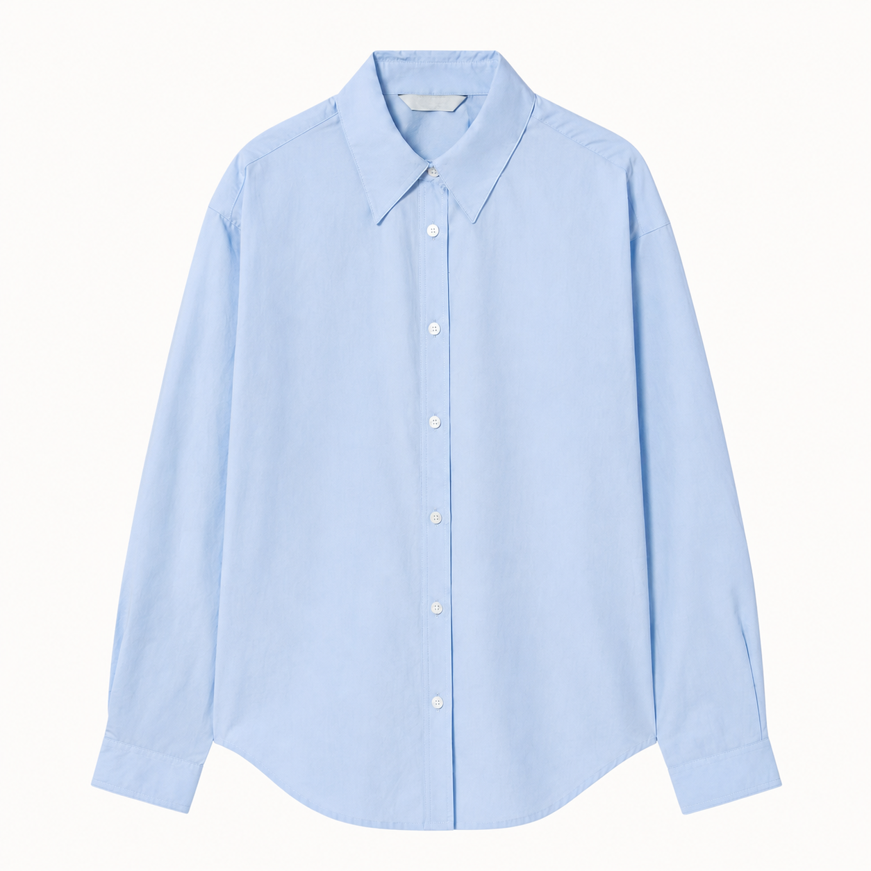 Light Blue Oversized Linen Shirt