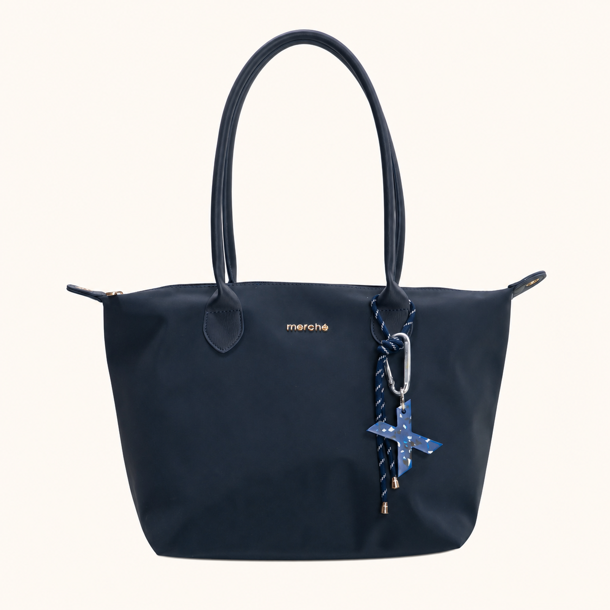 Navy Alice Tote Bag